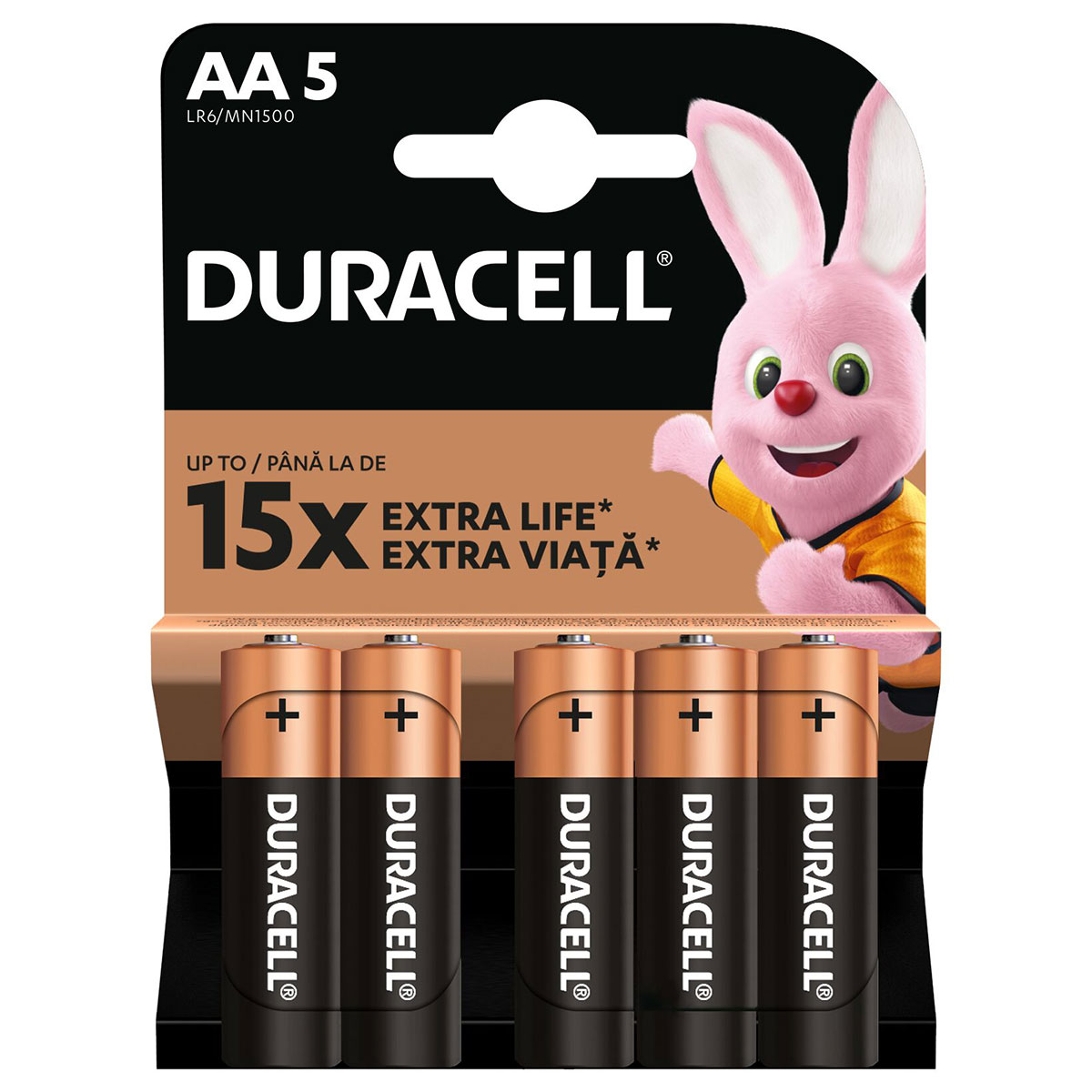 Baterii AA Duracell Basic LR06 - 8 culori disponibile