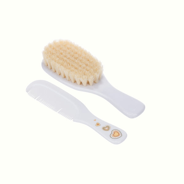 Canpol Babies Perie Cu Pieptene (Par Moale,Natural)Newborn Baby 7/406_Whi